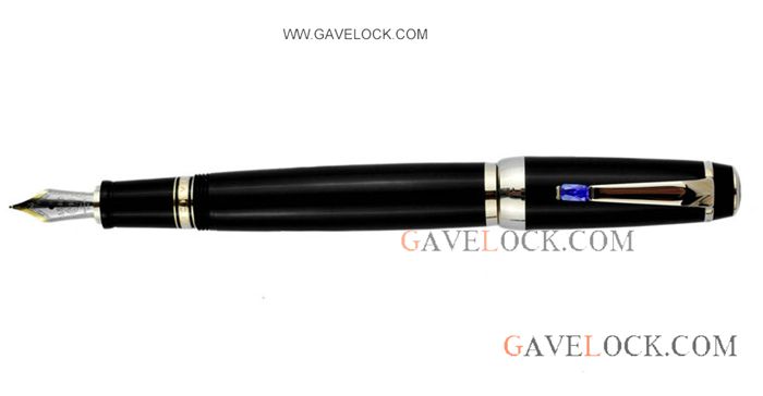 Buy AAA Replica Montblanc Boheme Fountain Pen Refill Silver & Black Pen